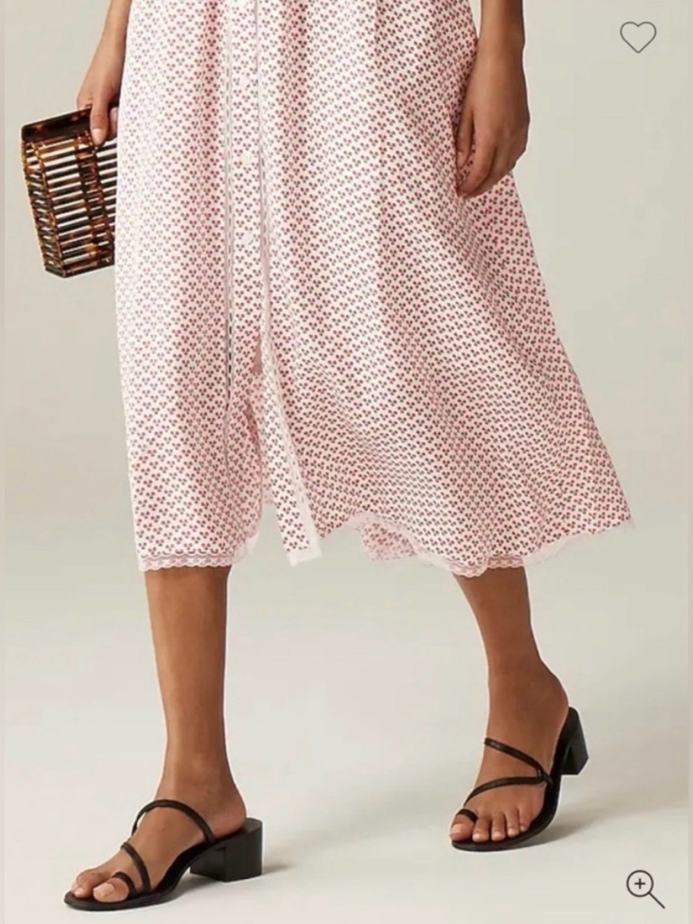 J. Crew Wren lace-trim shirtdress Floral Size 4 NWT - Picture 3 of 12